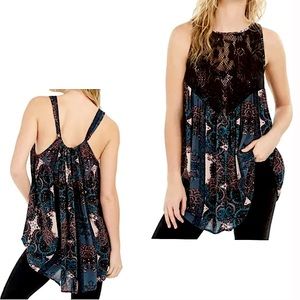 NWT Free People Count Me In Trapeze Tunic